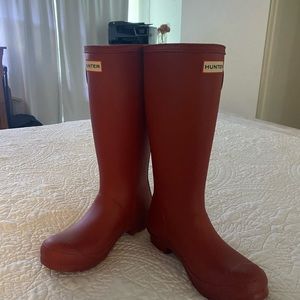 Red Hunter Boots